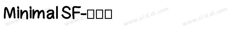 Minimal SF字体转换